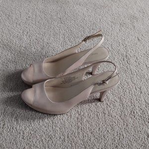Nine West Blush Patent Slingback